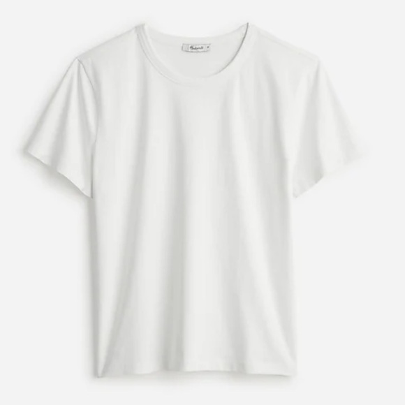 Madewell Cotton Perfect Crewneck Tee - Picture 6 of 7